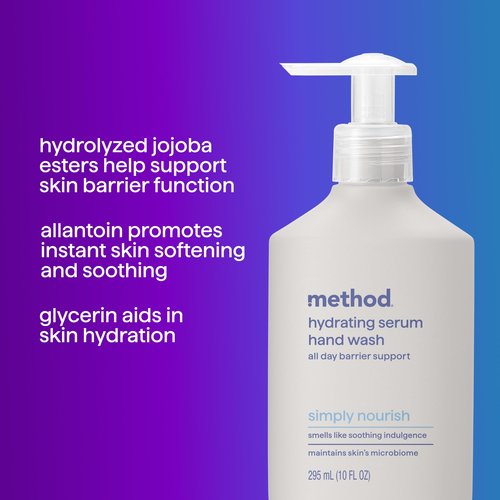 Method Hand Wash, Hydrating Serum, Simply Nourish, 10 oz (Pack of 3)