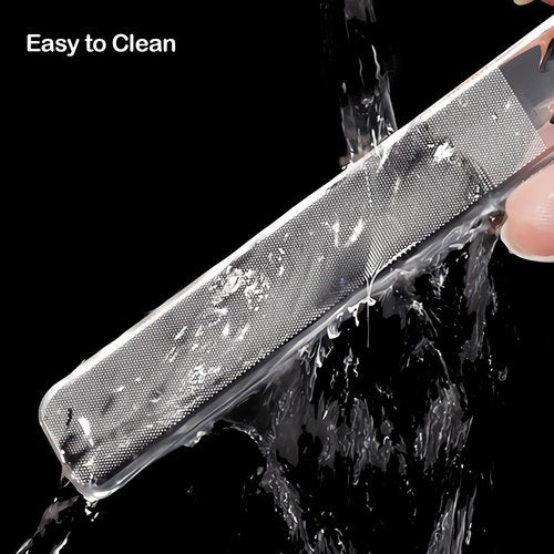 Ousen Beauty Nail Clippers with Catcher - Anti Splash Wide Jaw Opening Thick Toenail Clippers for Seniors | Self-Collecting Fingernail Cutter Heavy Duty Toe Nail Clippers for Men & Women | Silver | L