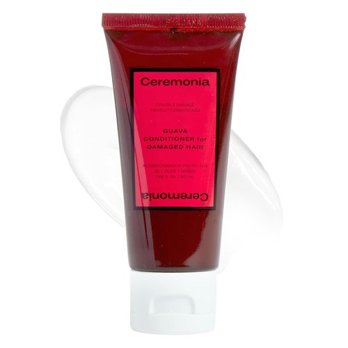 Ceremonia Guava Protect & Repair Conditioner - Nourishing Aloe Vera for Damaged Hair | 1.69 Fl. Oz.