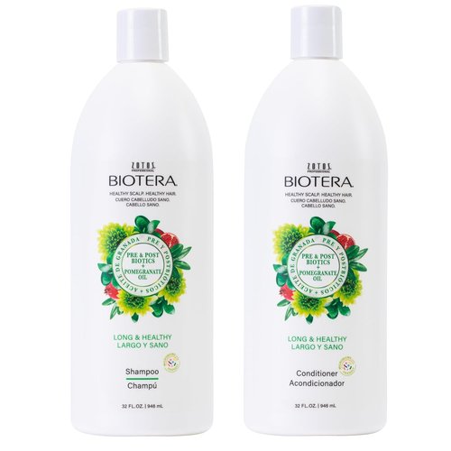 Biotera Long & Healthy Strengthening Shampoo - Strengthens Long Hair | Vegan, Paraben-Free & Color-Safe