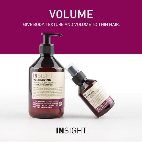 InSight Volumizing Shampoo - 3.4 Fl. Oz for Fine Thin Hair | Vegan & Unisex Formula