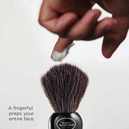The Art of Shaving Original Shaving Brush - Premium Synthetic Fibers for Rich Lather | Pure Black