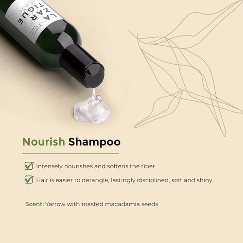 Lazartigue Nourish Shampoo - Intense Hydration with Shea & Babassu Butters | Vegan, 8.4 Fl Oz
