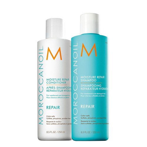 Moroccanoil Moisture Repair Shampoo & Conditioner Bundle - Nourishing Hair Care Set