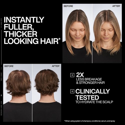 Redken Acidic Grow Full System Scalp & Hair Serum - Lightweight Leave-In Treatment for Healthy Scalp & Thicker Hair