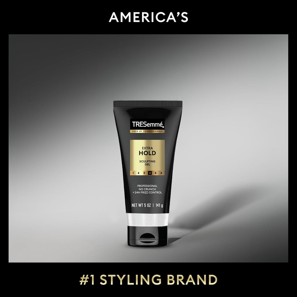TRESemmé Extra Hold Gel - Alcohol-Free Formula for 24H Frizz Control | 5 oz