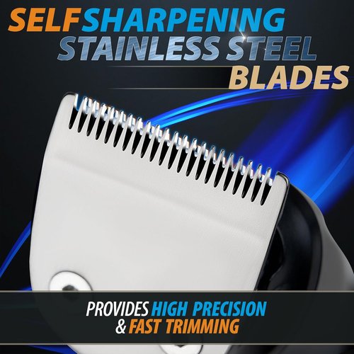 OLOV Beard Trimmer - 21-Piece All-in-One Men's Grooming Kit with USB Rechargeable Clipper