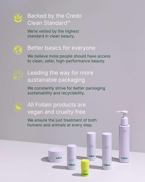 Follain Lightweight Daily Moisturizer for All Skin Types | Hyaluronic Acid, Peptides, Retinol-Alternative Bakuchiol - Deeply Hydrates + Visibly Plumps Skin - Clean Beauty, Vegan & Cruelty-Free