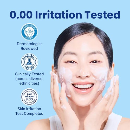 Skiennix Rice Wine Bubble Whip Facial Cleanser - Gentle Daily Foam for Sensitive Skin | 4.05 Fl Oz
