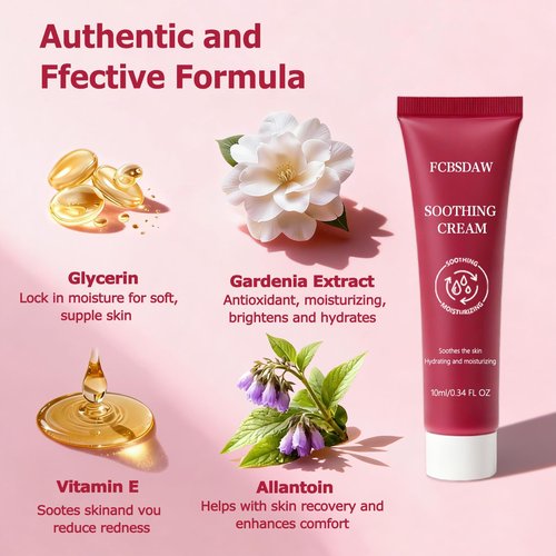 Facial Hair Removal Cream for Women + Soothing Cream – Gently and Painlessly Removes Peach Fuzz & Coarse Hair in 4 Minutes, Up to 7 Days Smooth Skin, Sensitive-Skin Safe,2.04 FL oz(Box of 1)
