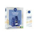 NIVEA Skin Care Set - Nourishing Body Wash, Moisturizing Lotion & Lip Balm | 4-Piece Gift Set for Her