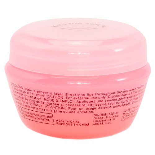 grace & stella Award Winning Lip Butter - Hydrating Lip Balm - Nourishing Lip Mask (1-pack) Travel Essentials, Travel Size Toiletries, Birthday Gifts for Women & Teens - Overnight Lip Repair - Vegan