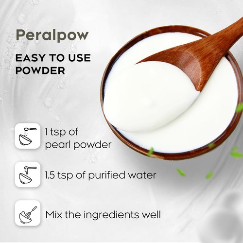 Peralpow Pearl Powder Organic, 100g 100% Natural DIY Skincare, Anti-Aging, Minimizes Pores, Soothes (3.52oz)