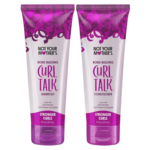Not Your Mother's Curl Talk Shampoo & Conditioner Set - Strengthening for Curly Hair - 8 fl oz (2-Pack)