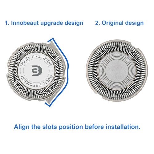 Philips Norelco SH30 Replacement Heads - Compatible with 1000, 2000, 3000 Series Shavers | Razor Blades for S1560