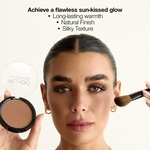 Palladio Matte Bronzer - Flawless Finish for All Skin Tones | No Tan Lines