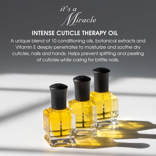 Deborah Lippmann Cuticle Oil - Intense Therapy Nourishes & Repairs with 10 Essential Oils | Vegan, 10-Free Formula