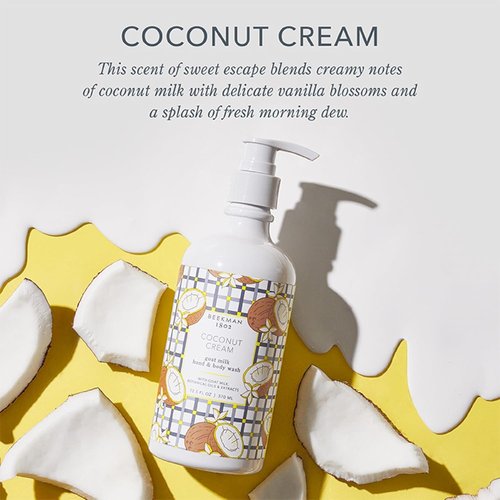 Beekman 1802 Goat Milk Hand Soap - Moisturizing Liquid Soap for Sensitive Skin | Coconut Cream 12.5 fl oz