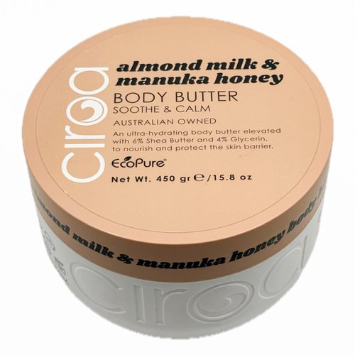 Ciroa Almond Milk & Manuka Honey Body Butter Soothe & Calm 15.8 oz