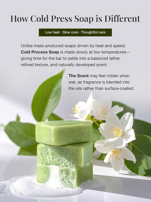 Skiennix Body Scrub Bar Soap - Korean Exfoliating Wash with Green Tea & Centella | 7 Oz, Sunrise Mist Scent