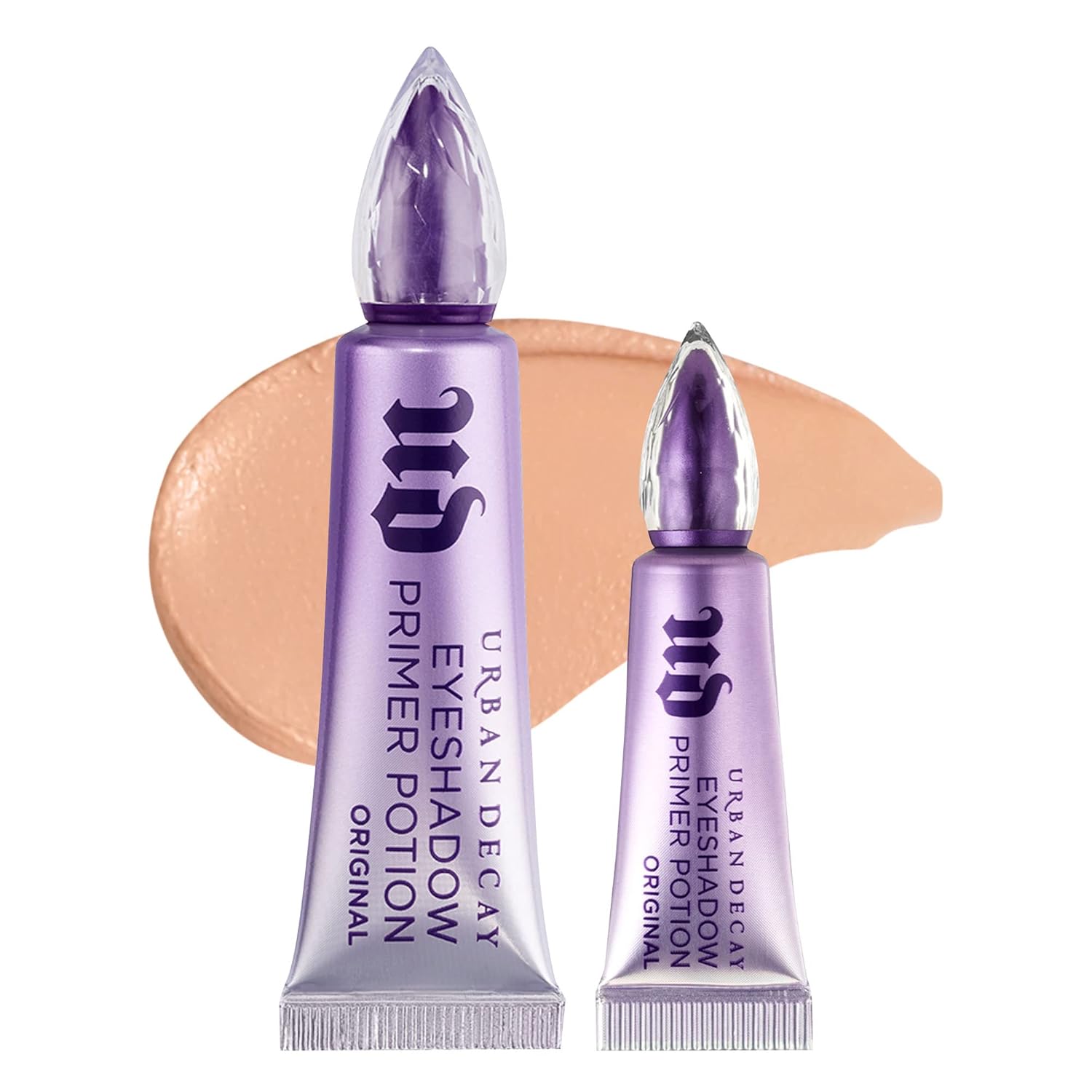 Urban Decay Eyeshadow Primer Potion Set - Long-Lasting Nude Primer for Crease-Free Makeup - 0.33 Fl. Oz + 0.16 Fl. Oz