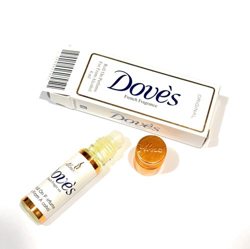 Doves Soap Roll-On Perfume | French Fragrance, Alcohol-Free Unisex Attar | 6ml (0.20 OZ) Pack of 2
