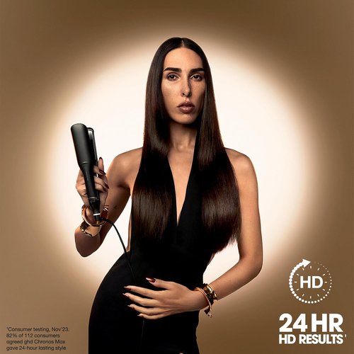 GHD Chronos & Chronos Max Stylers - Professional Flat Iron Hair Straighteners | 3X Faster Styling, More Shine & Less Frizz