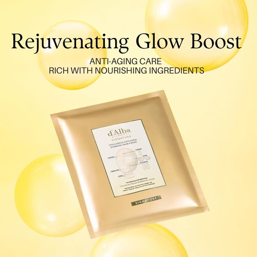 d'alba Piedmont Signature Vita Capsule Hydrogel Mask 8-Shape 1BOX (4 Sheets)