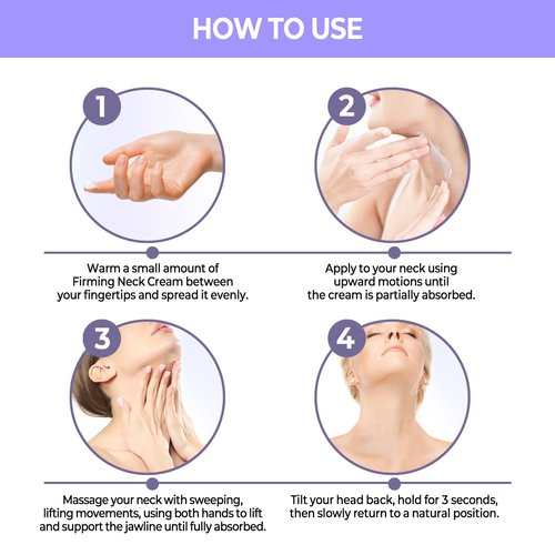 Ashania Korean Neck Firming Cream For Deep Neck Wrinkles, Loose Skin & Neckline Care – Peptide & Adenosine Tightening Cream with Hyaluronic Acid - Made in Korea 1.7 fl oz