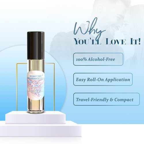 MOBETTER Fragrance Oils - Baby Powder Perfume Body Oil for Unisex | Long-Lasting Scent