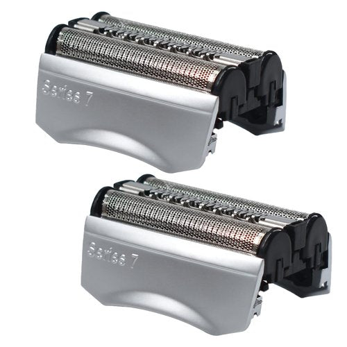 Braun 70S Electric Shaver Head Replacement - Compatible Foil Heads for Series 7 Shavers | 2 Pack