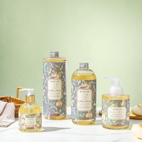ROMIIE ZOI Foaming Hand Soap Refill, Golden Pear, Gentle & Moisturizing Formula, 1 L/ 33.8 FL OZ