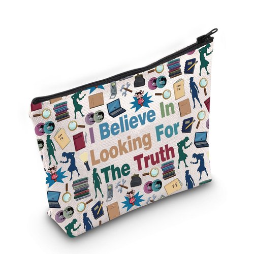 LEVLO Nancy Movie Cosmetic Bag Nancy Fans Gift I Believe In Looking For The Truth Nancy Makeup Zipper Pouch Bag For Women Girls (Looking For The Truth F Bag)