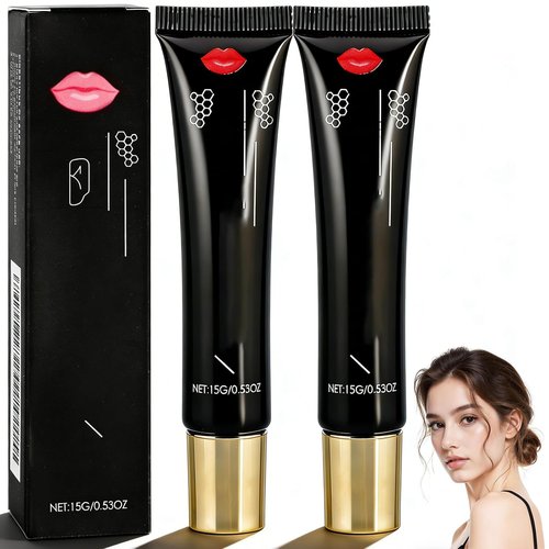 Glovera Labios Carnosos Lip Booster Serum - 24-Hour Volumizing Treatment, Deeply Hydrating Gloss for Dry Lips