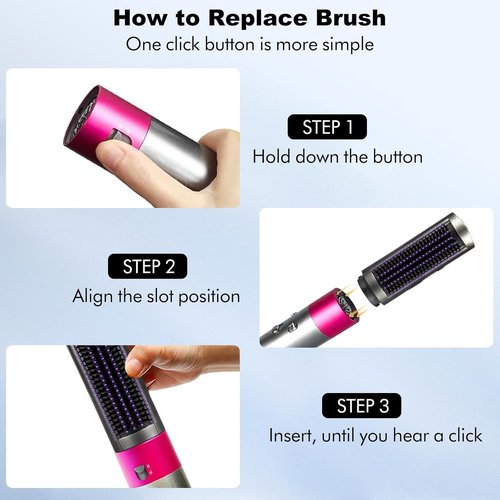 Dyson Small Firm Smoothing Brush - Hair Styling Comb Attachment for Airwrap | Part No. 969488-01