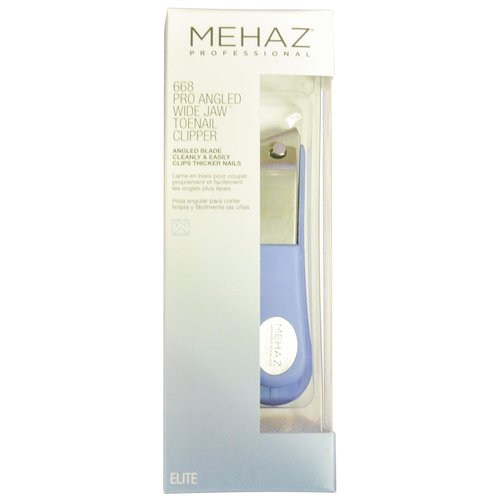 Mehaz Toenail Clipper - Pro Angled Wide Jaw Design for Precision Trimming | Durable Stainless Steel