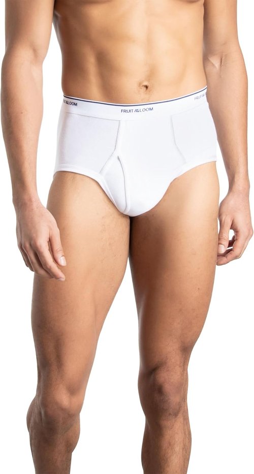 Fruit of the Loom Men's Briefs - Tag-Free & Moisture-Wicking Comfort | Assorted Color Multipacks