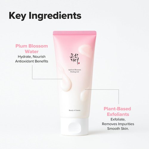 Beauty of Joseon Apricot Blossom Peeling Gel - Gentle Exfoliating Scrub for All Skin Types | 100ml