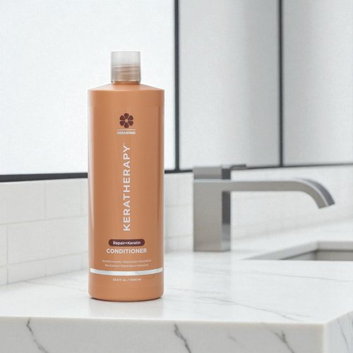 KERATHERAPY KeratinFIXX Repair Conditioner - 33.8 fl. oz. | Nourishing Formula for Dry, Damaged Hair with Caviar Extract & Argan Oil