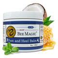 Sweet Bee Naturals Organic Foot Balm - Intensive Heel Cream for Dry, Cracked Feet - 4 OZ Jar