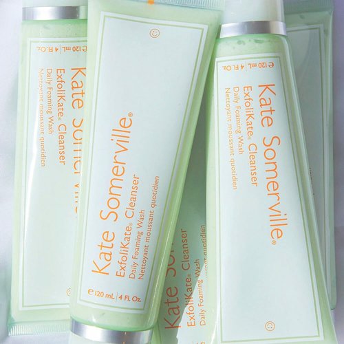 Kate Somerville ExfoliKate Cleanser – Daily Exfoliating Foaming Face Wash, Clinically Formulated Glycolic Acid and Lactic Acid Gentle Facial Scrub, Travel-Size, 1.7 Fl Oz