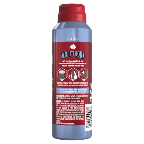 Old Spice Aluminum Free Body Spray for Men, 24/7 Odor Protection, 24/7 Lasting Fragnance & Freshness, Cologne Quality Scent, Wolfthorn with Sweet Citrus Scent, 5.1 oz (Pack of 3)
