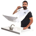 Beard King Beard Bib Apron - As Seen on Shark Tank – Gifts for Him, Stocking Stuffers for Men, Mens Gift, White