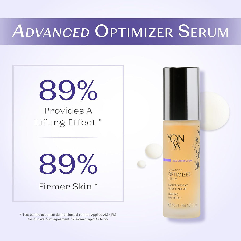 Yon-Ka Advanced Optimizer Serum - Anti-Aging Face Gel with Marine Collagen & Hyaluronic Acid | 1.01 fl oz