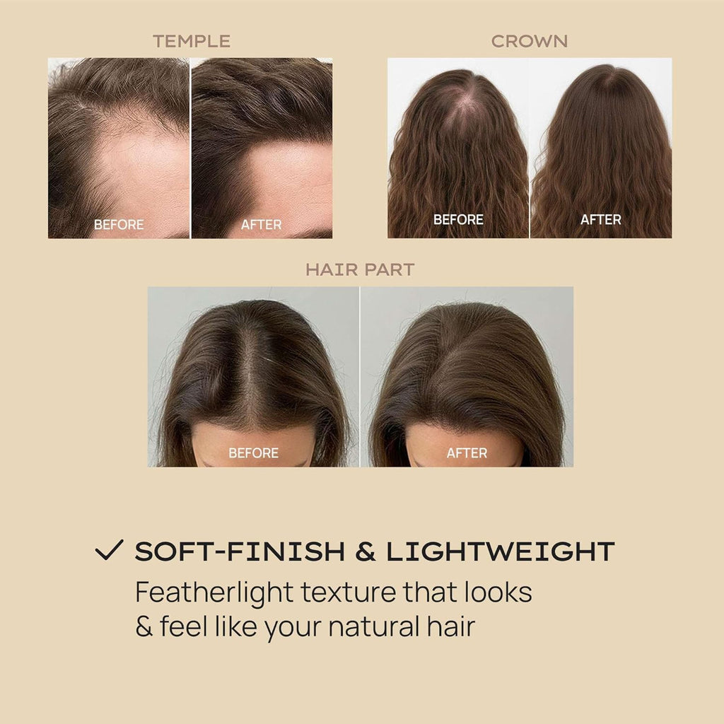 Style Edit Hair Building Fibers - Conceal Thinning Hair & Receding Hairlines | 100% Plant-Based, Dark Brown 0.88oz