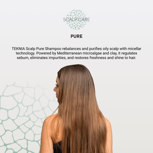 Lakmé Teknia Scalp Care Pure Purifying Shampoo, Shampoo for Oily Scalp, 10.2 Fl Oz