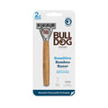 Bulldog Skincare - Sensitive Bamboo Razor Smooth Glide Razor Handle + 2 Blade Refills