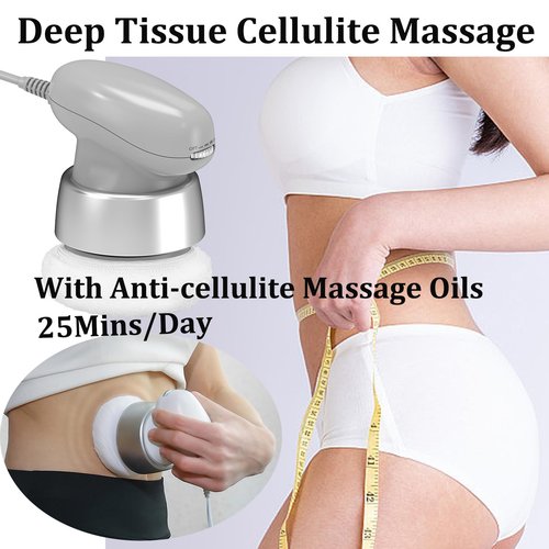 Body Sculpting Machine, Corded Anti Cellulite Massage Tool, Deep Tissue Lymphatic Drainage Handheld Full Body Massage Relaxing SPA Cellulite Oil Apply/ Remover Belly Butt Limbs Tightening Shaping