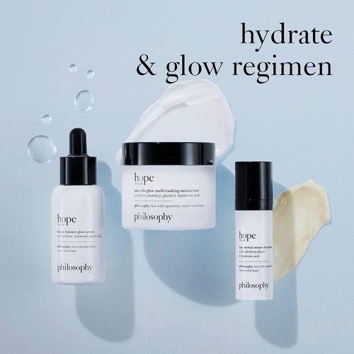 Philosophy Hope In A Jar Multi-Tasking Face Moisturizer With SPF 30 | Pro-Vitamin P & Glycolic Acid - 2 Fl Oz