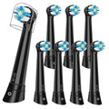 iO Replacement Heads Compatible with Oral B iO Electric Toothbrush,Compatible with Oral B iO Series 2/3/4/5/6/7/8/9/10,Premium Bristles for Deep Cleaning&Gentle Care,Black,8 Pack